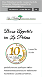 Mobile Screenshot of pizzeria-lapalma.ch